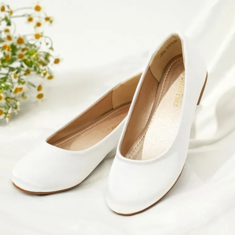 Girl's Comfortable Slip on Ballerina Flats