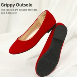 Girl's Comfortable Slip on Ballerina Flats