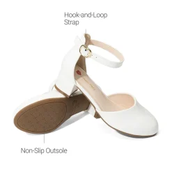 Girls’ Comfy Dress Shoes with Non-Slip Sole