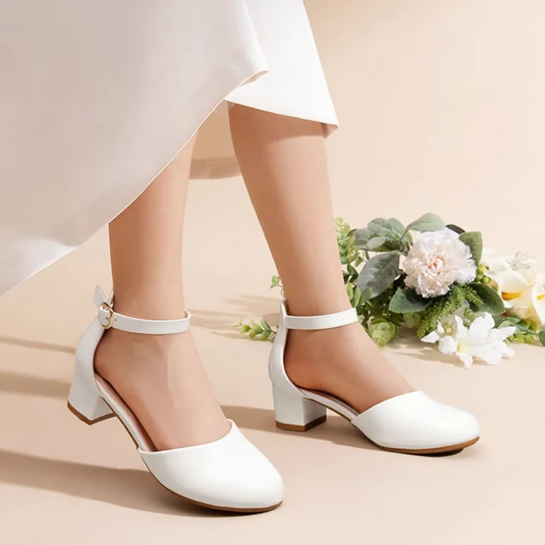 Girls’ Comfy Dress Shoes with Non-Slip Sole