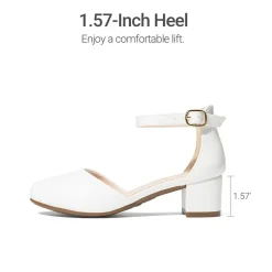 Girls’ Comfy Dress Shoes with Non-Slip Sole