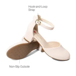 Girls’ Comfy Dress Shoes with Non-Slip Sole