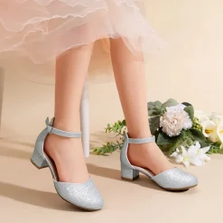 Girls’ Comfy Dress Shoes with Non-Slip Sole