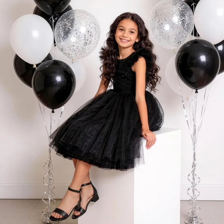 Girls’ Comfy Party Heels with Buckle Closure
