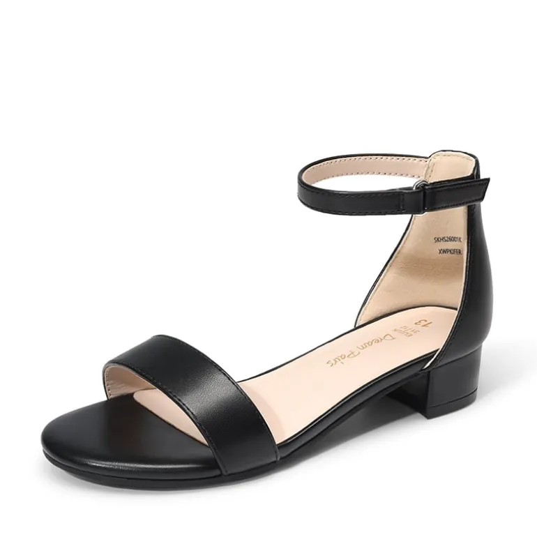 Girls’ Comfy Party Heels with Buckle Closure