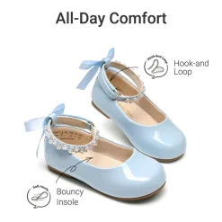 Girls’ Comfy Soft Flats with Arch Support