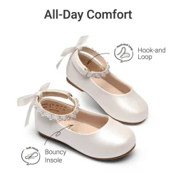 Girls’ Comfy Soft Flats with Arch Support
