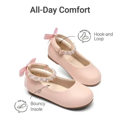 Girls’ Comfy Soft Flats with Arch Support