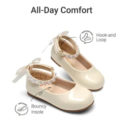 Girls’ Comfy Soft Flats with Arch Support