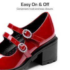Girls’ Double-Strap Mary Jane Shoes