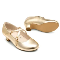 Girls’ Dressy Non-Slip Mary Jane Shoes