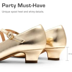 Girls’ Dressy Non-Slip Mary Jane Shoes