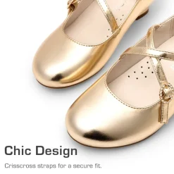 Girls’ Dressy Non-Slip Mary Jane Shoes