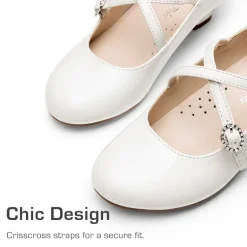 Girls’ Dressy Non-Slip Mary Jane Shoes
