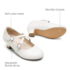 Girls’ Dressy Non-Slip Mary Jane Shoes