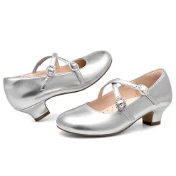 Girls’ Dressy Non-Slip Mary Jane Shoes