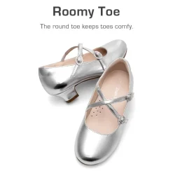 Girls’ Dressy Non-Slip Mary Jane Shoes