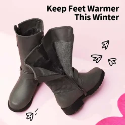 Girls Faux Winter Riding Boots