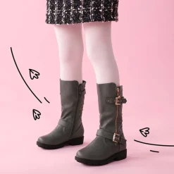 Girls Faux Winter Riding Boots