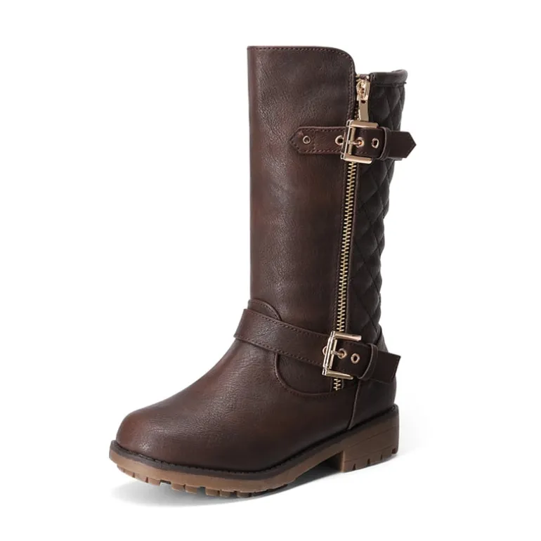 Girls Faux Winter Riding Boots