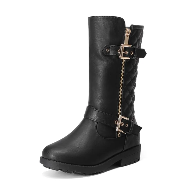 Girls Faux Winter Riding Boots
