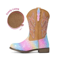 Girls’ Glitter Cowboy Boots