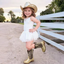 Girls’ Glitter Cowboy Boots