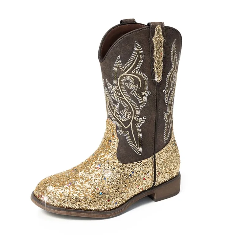 Girls’ Glitter Cowboy Boots