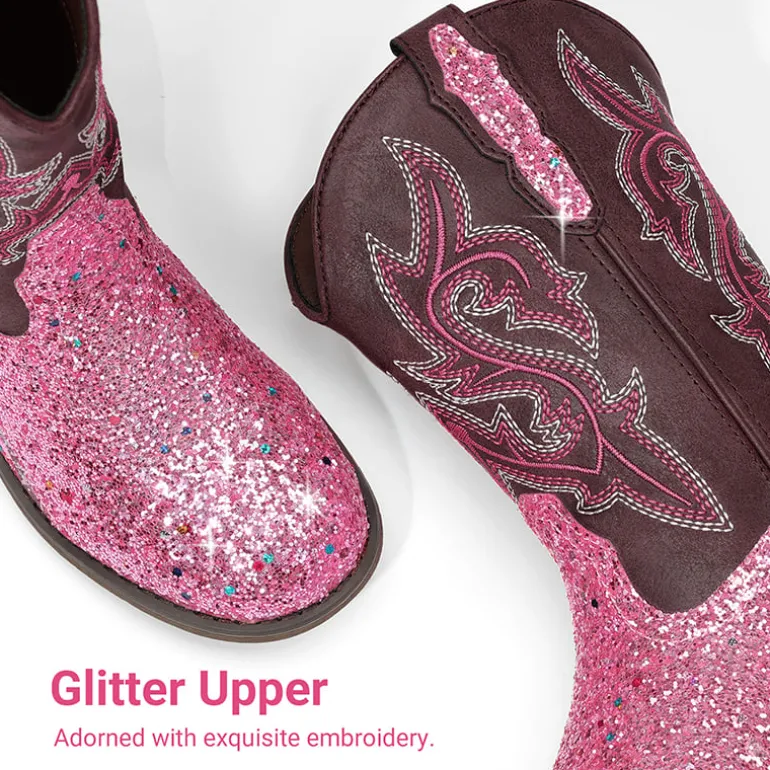 Girls’ Glitter Cowboy Boots