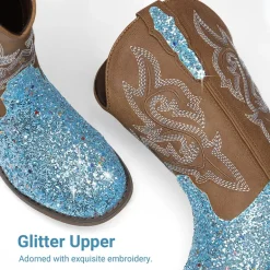 Girls’ Glitter Cowboy Boots