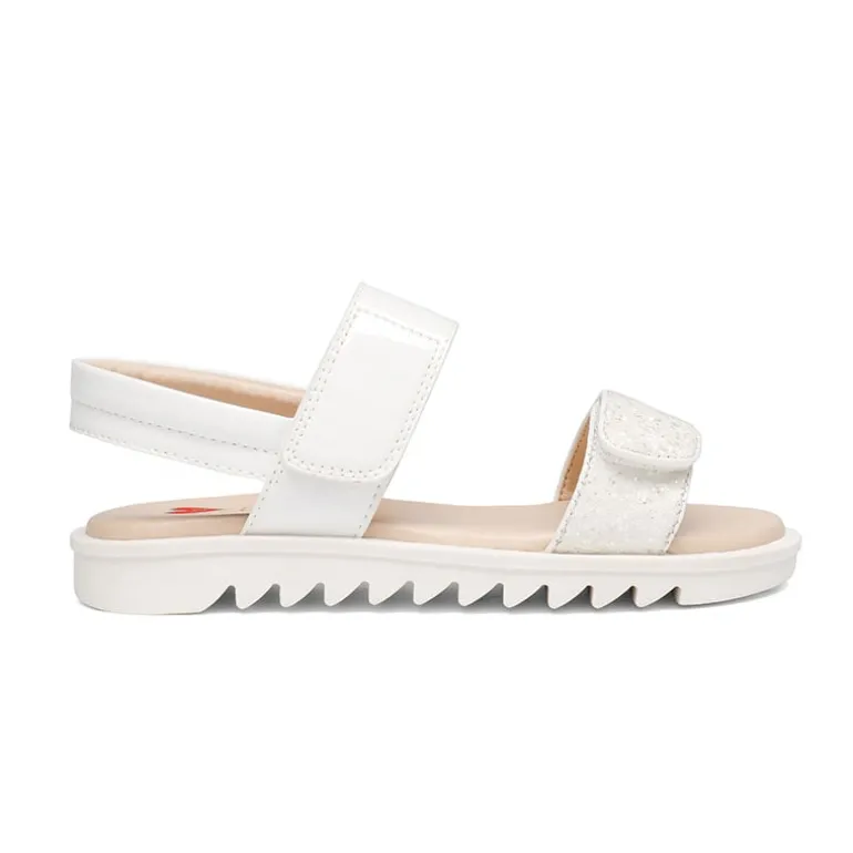 Girls Glittering Strap Flat Sandals