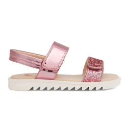 Girls Glittering Strap Flat Sandals