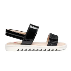 Girls Glittering Strap Flat Sandals
