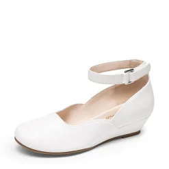 Girls’ Glitter Strap Comfort Pumps