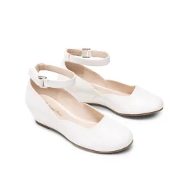 Girls’ Glitter Strap Comfort Pumps