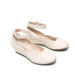 Girls’ Glitter Strap Comfort Pumps