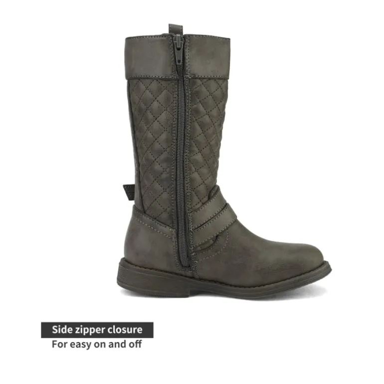 Girls Knee High Fashion Riding Boots