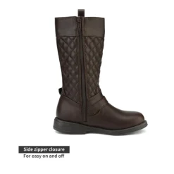 Girls Knee High Fashion Riding Boots