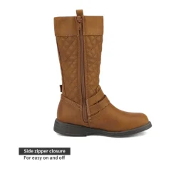 Girls Knee High Fashion Riding Boots