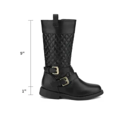 Girls Knee High Fashion Riding Boots