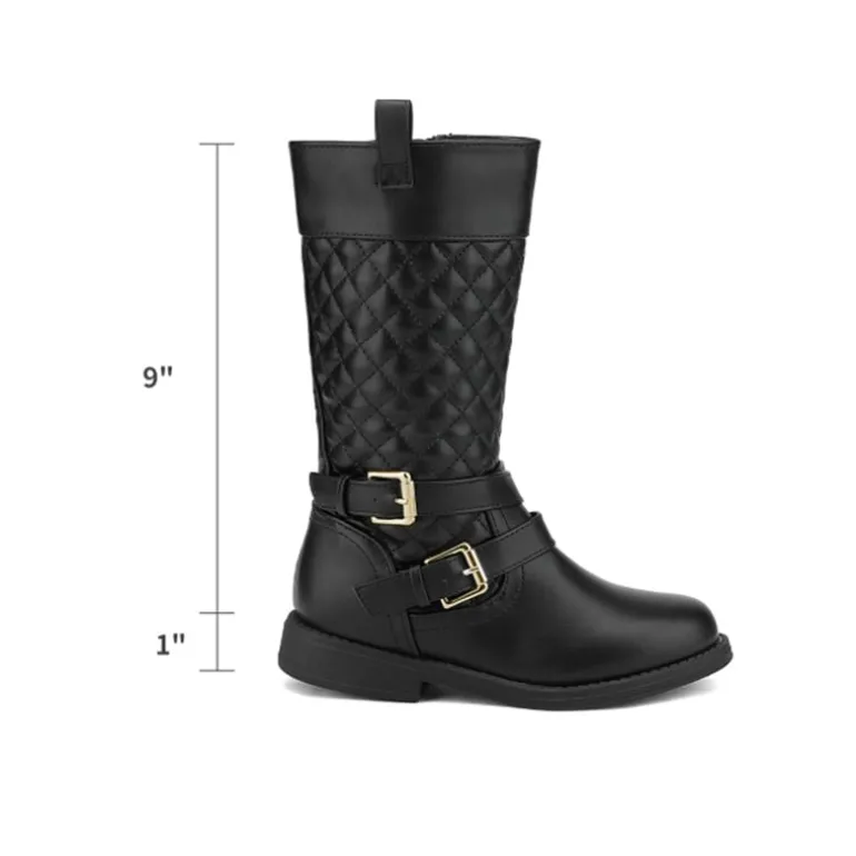 Girls Knee High Fashion Riding Boots