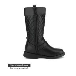 Girls Knee High Fashion Riding Boots