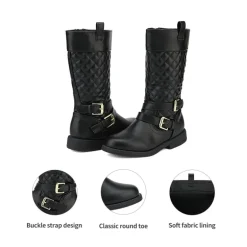 Girls Knee High Fashion Riding Boots