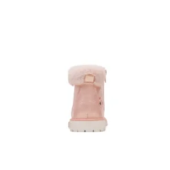 Girls' Lace-Up Faux Fur Ankle Boots