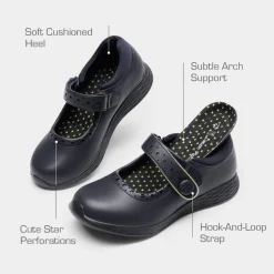 Girls’ Lightweight Star Cutout Mary Jane Shoes