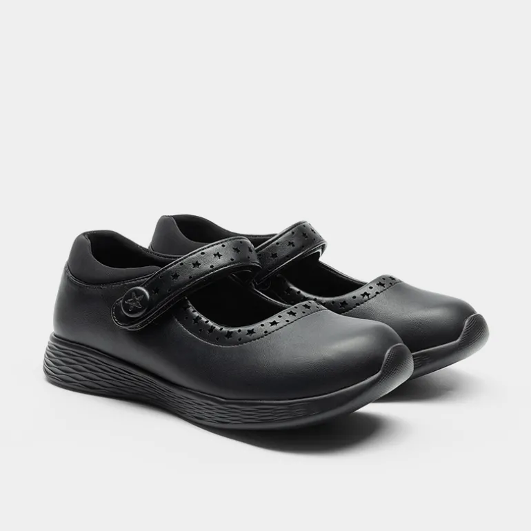 Girls’ Lightweight Star Cutout Mary Jane Shoes