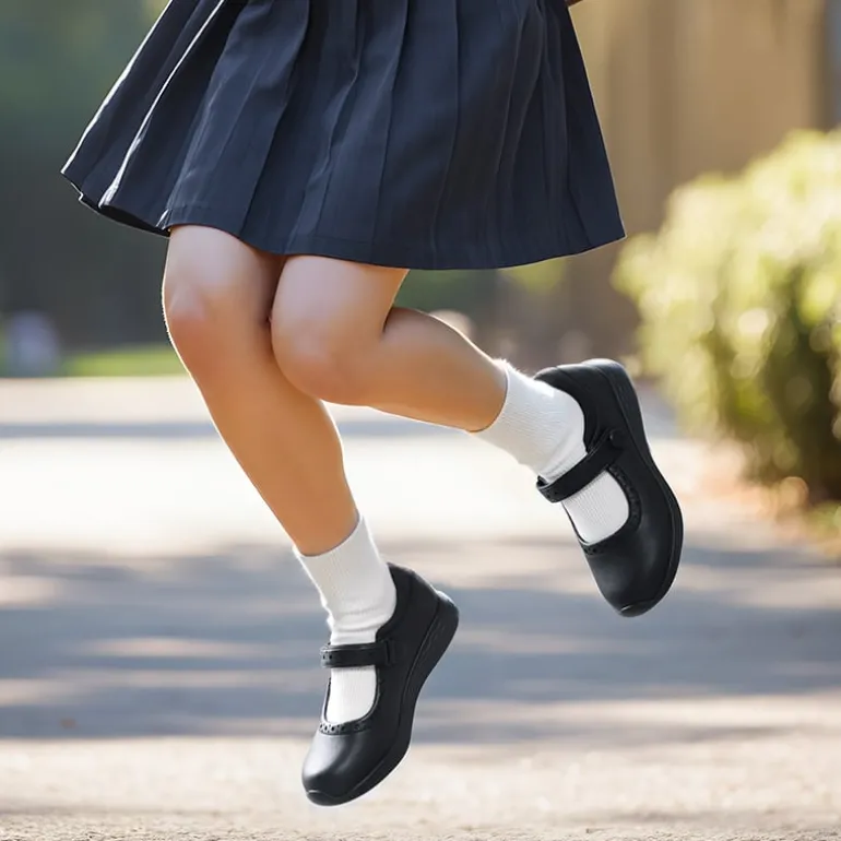 Girls’ Lightweight Star Cutout Mary Jane Shoes