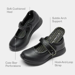 Girls’ Lightweight Star Cutout Mary Jane Shoes