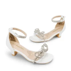 Girls Low Heel Ankle Strap Sandals
