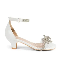 Girls Low Heel Ankle Strap Sandals